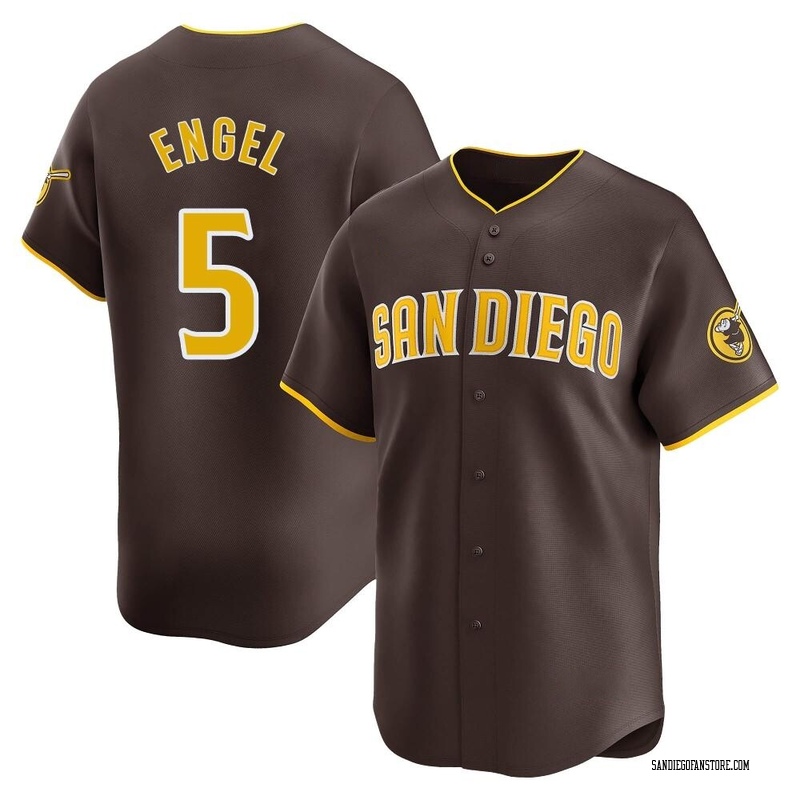 Adam Engel Youth San Diego Padres Away Jersey - Brown Limited