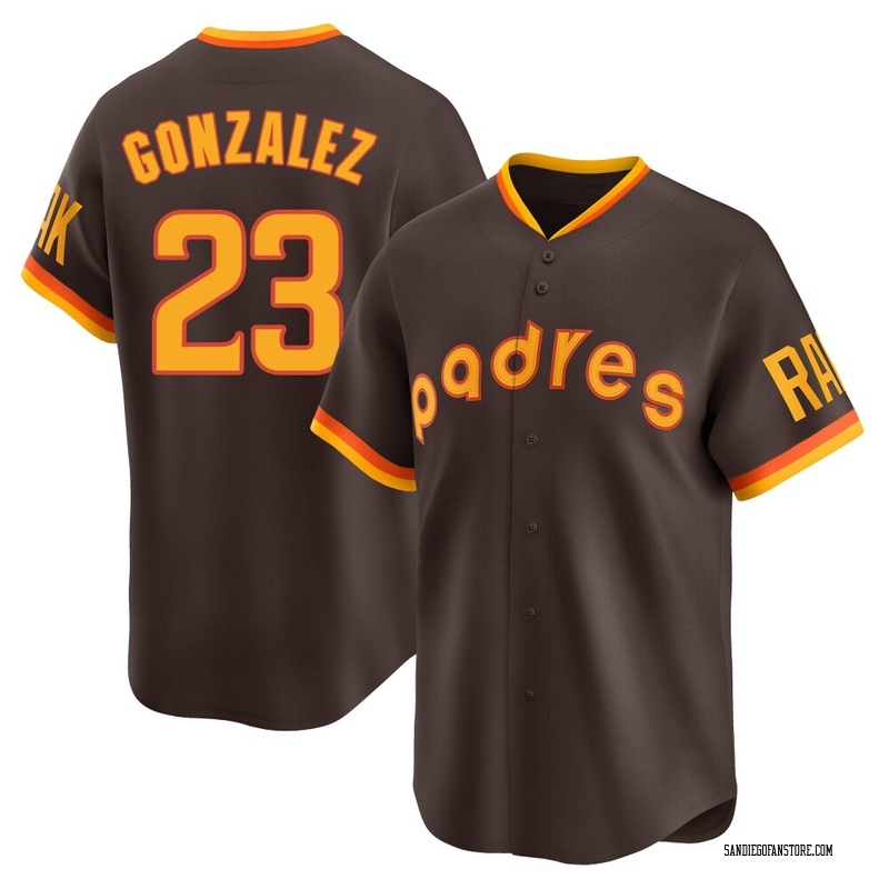 Adrian Gonzalez Men's San Diego Padres Cooperstown Collection Jersey - Brown Limited