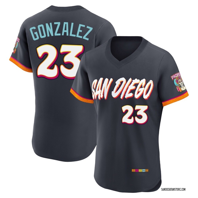 Adrian Gonzalez Men's San Diego Padres Obsidian 2026 City Connect Stadium Jersey - Authentic