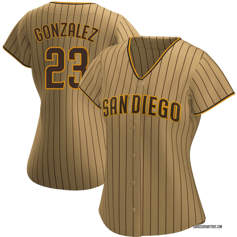 Adrian Gonzalez Women's San Diego Padres Alternate Jersey - Tan/Brown Authentic