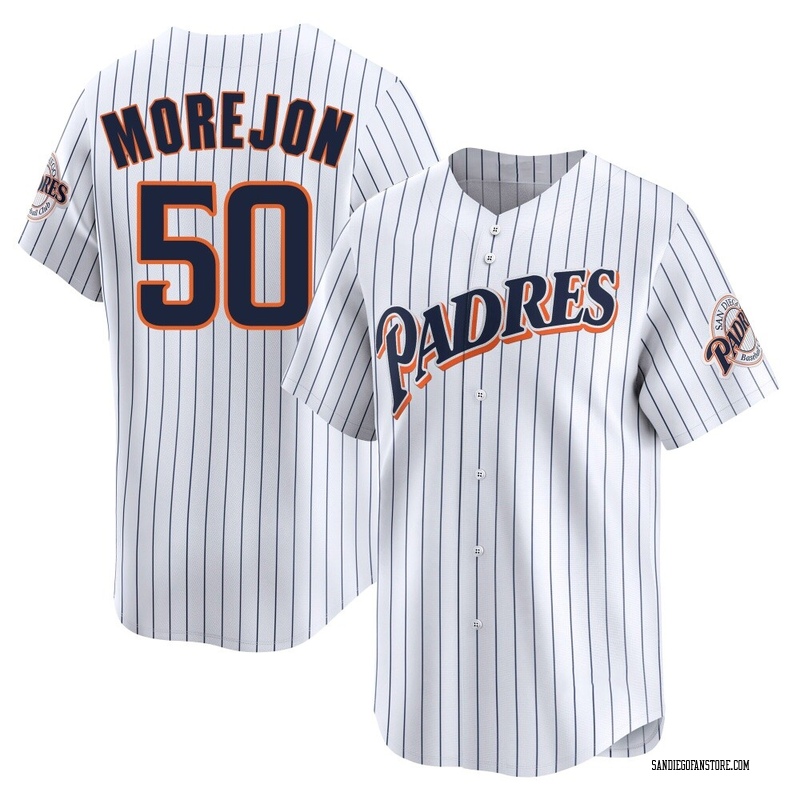 Adrian Morejon Men's San Diego Padres Cooperstown Collection Jersey - White Limited
