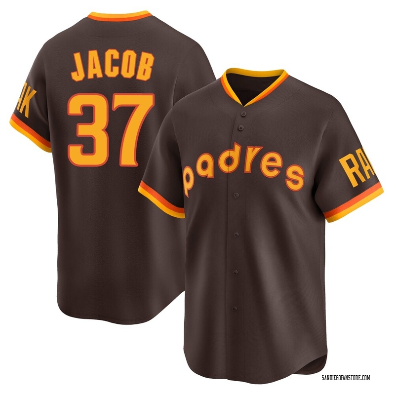Alek Jacob Men's San Diego Padres Cooperstown Collection Jersey - Brown Limited