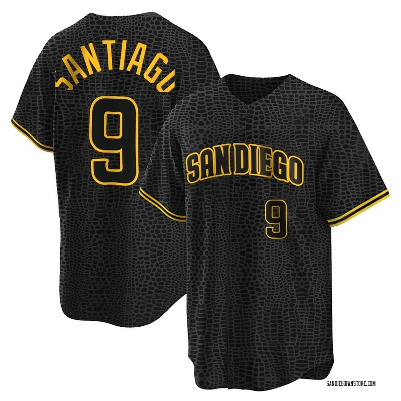 Benito Santiago Men's San Diego Padres Snake Skin City Jersey - Black Replica