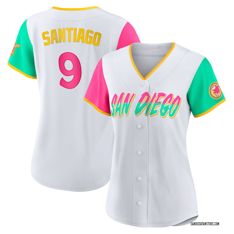 Benito Santiago Women's San Diego Padres 2022 City Connect Jersey - White Authentic