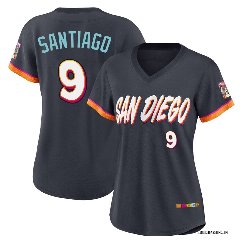 Benito Santiago Women's San Diego Padres Obsidian 2026 City Connect Stadium Jersey - Limited
