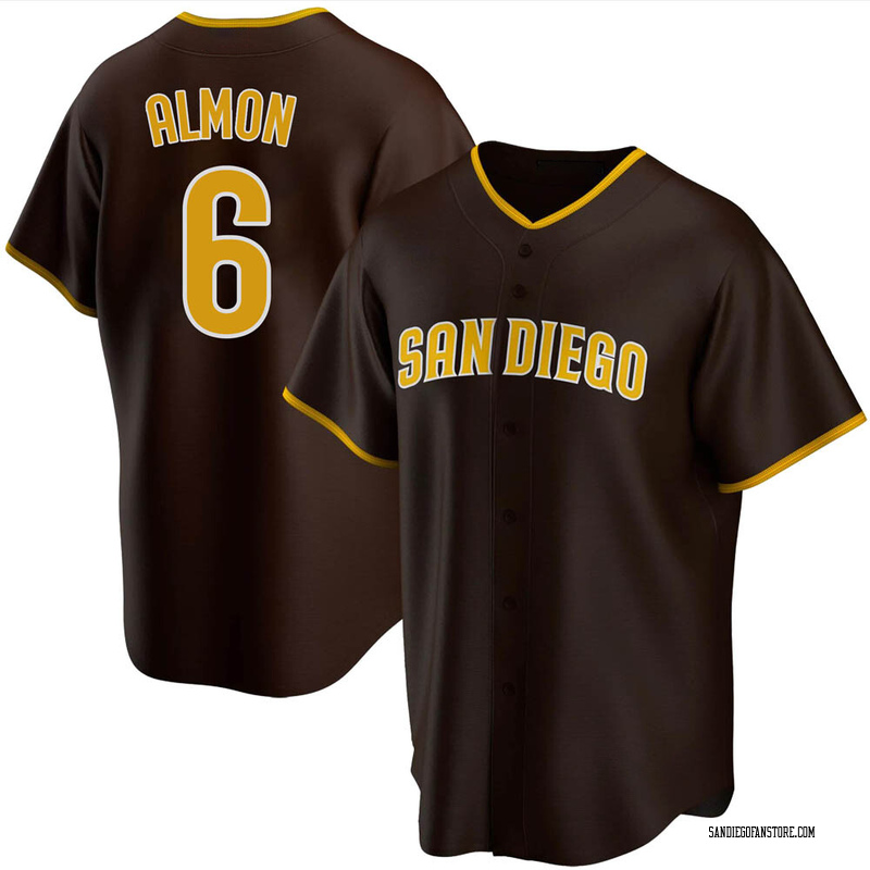 Bill Almon Men's San Diego Padres Road Jersey - Brown Replica
