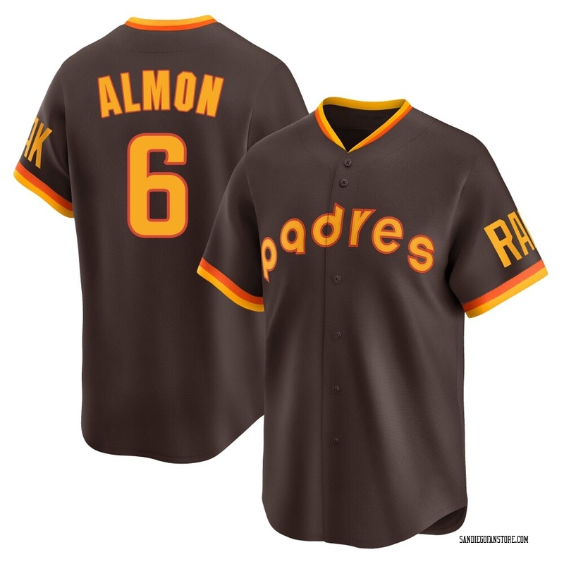 Bill Almon Youth San Diego Padres Cooperstown Collection Jersey - Brown Limited