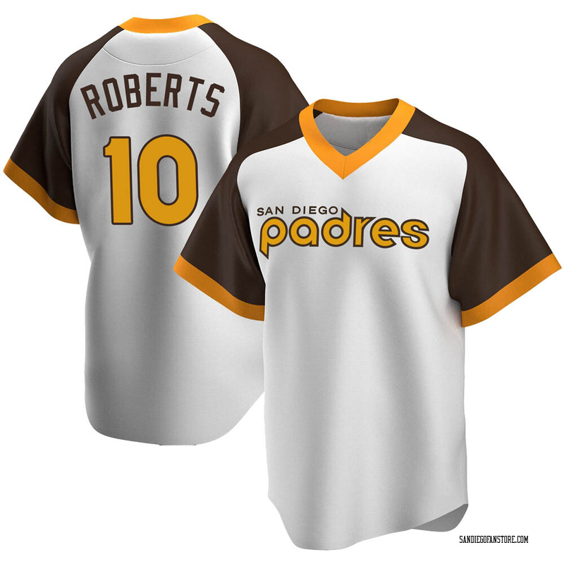 Bip Roberts Men's San Diego Padres Home Cooperstown Collection Jersey - White Replica