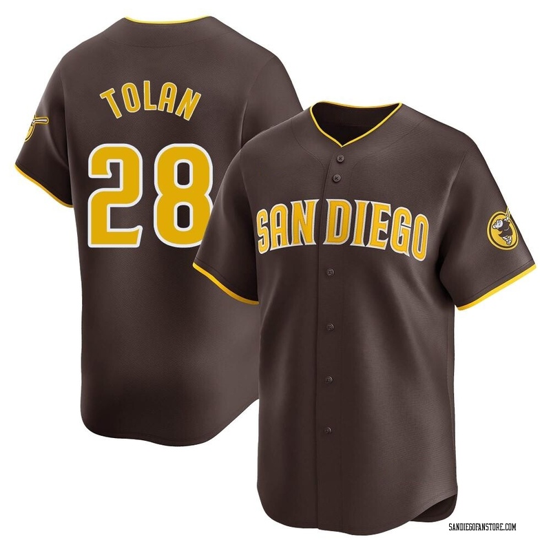 Bobby Tolan Men's San Diego Padres Away Jersey - Brown Limited