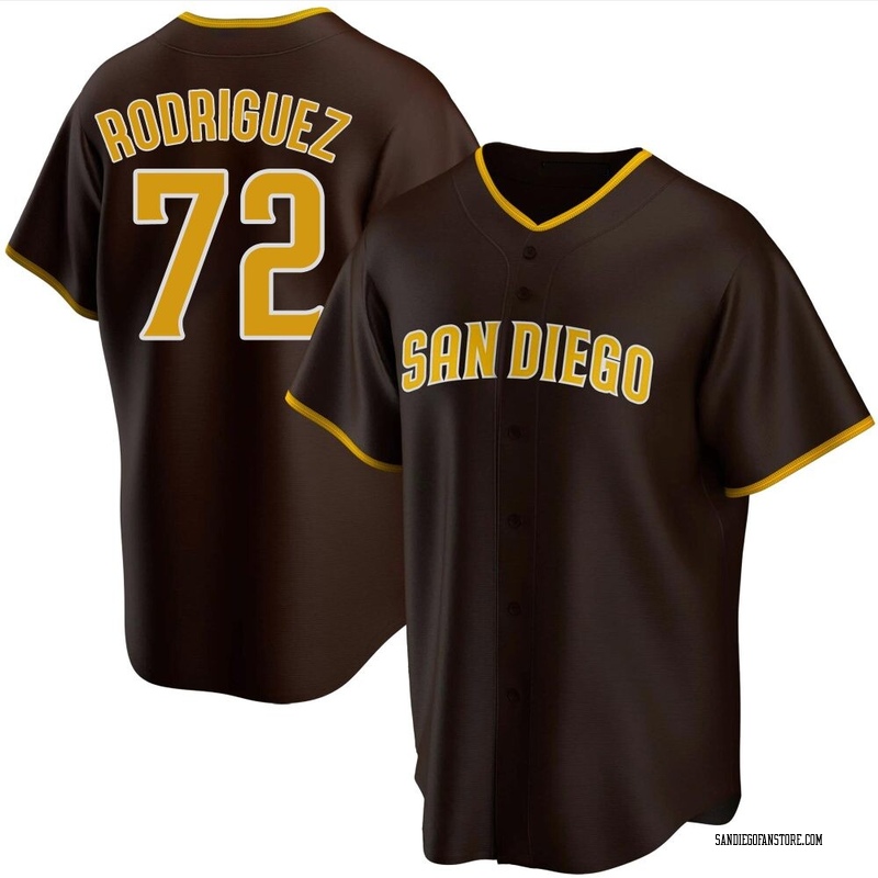 Bradgley Rodriguez Men's San Diego Padres Road Jersey - Brown Replica