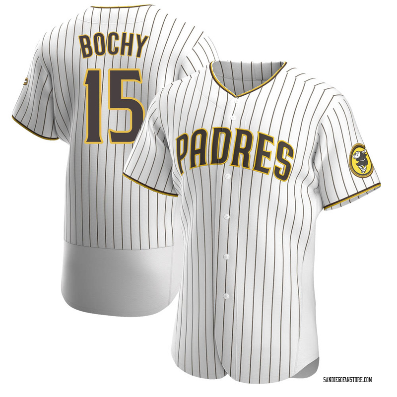 Bruce Bochy Men's San Diego Padres Home Jersey - White/Brown Authentic