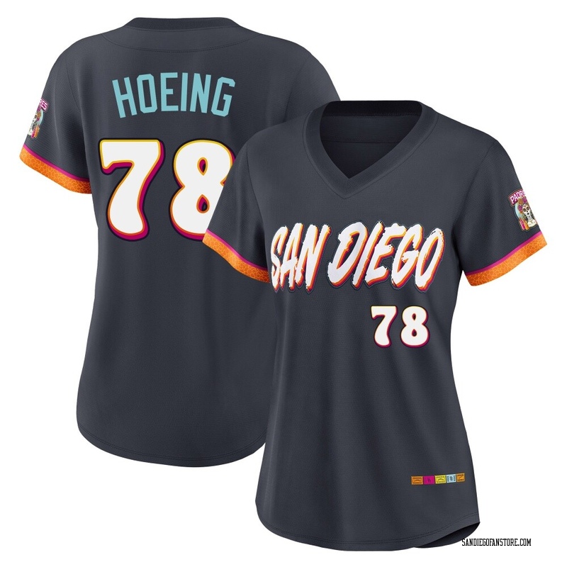 Bryan Hoeing Women's San Diego Padres Obsidian 2026 City Connect Stadium Jersey - Limited