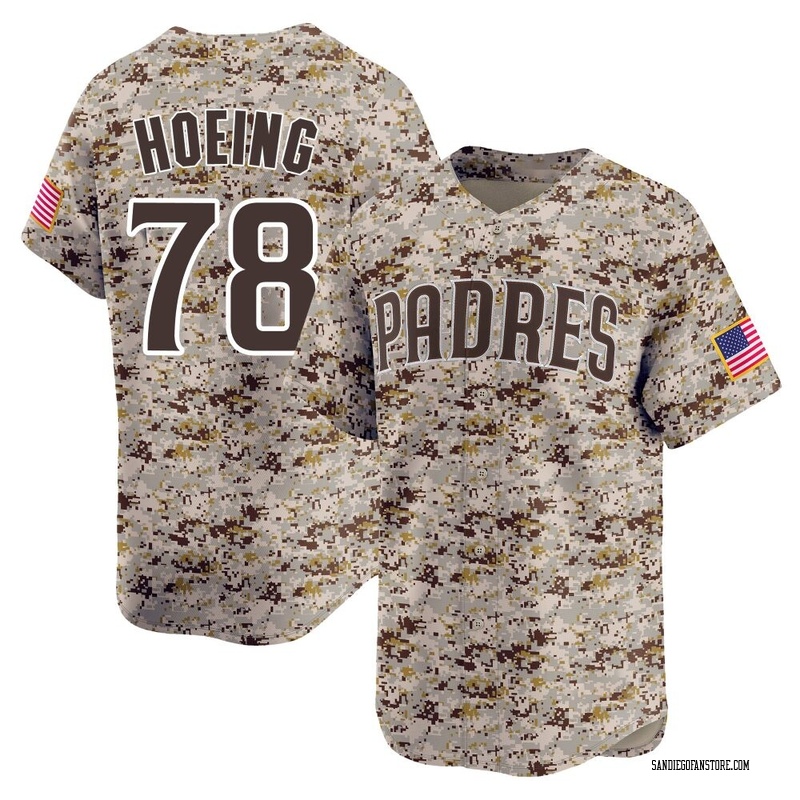 Bryan Hoeing Youth San Diego Padres 2nd Alternate Jersey - Camo Limited