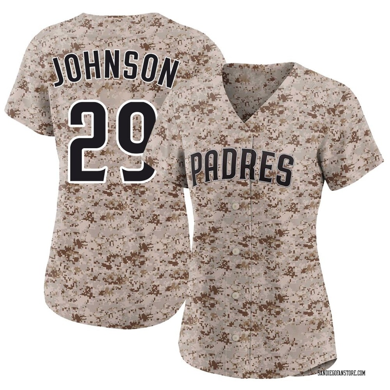Bryce Johnson Women's San Diego Padres 2nd Alternate Jersey - Camo Limited