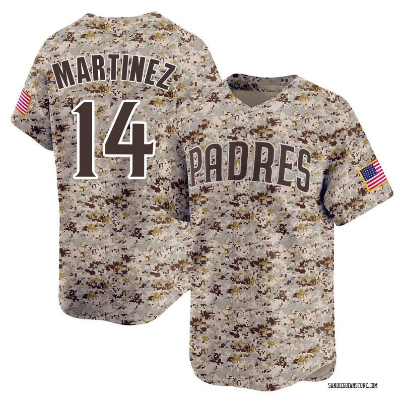 Carmelo Martinez Men's San Diego Padres 2nd Alternate Jersey - Camo Limited