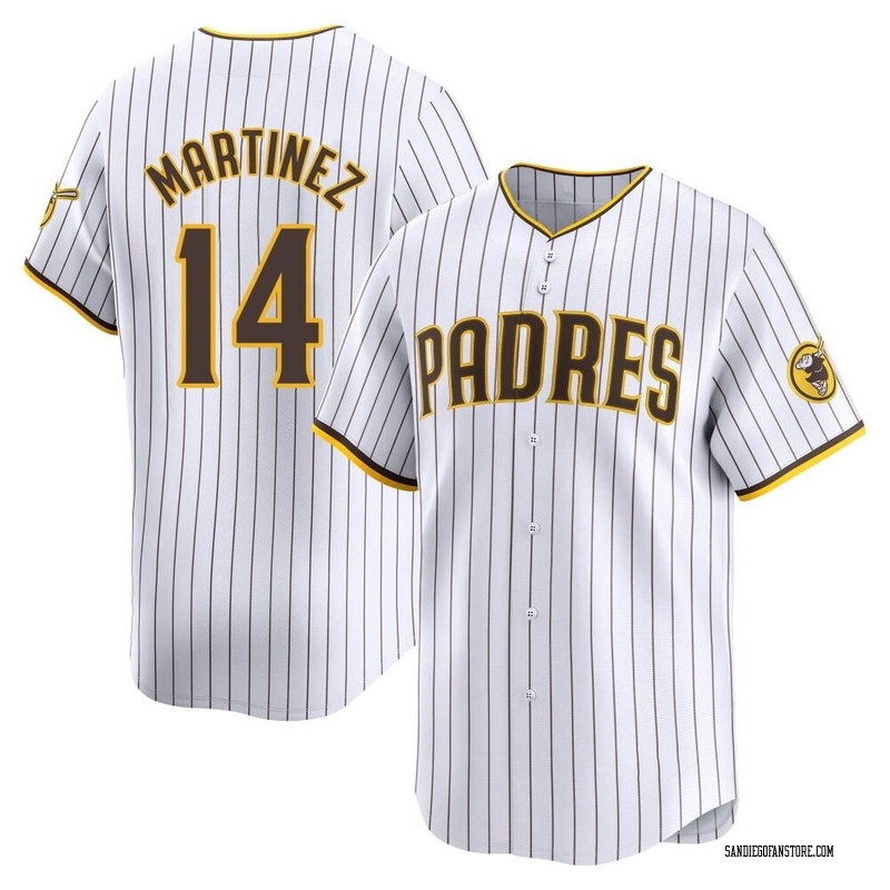 Carmelo Martinez Men's San Diego Padres Home Jersey - White Limited