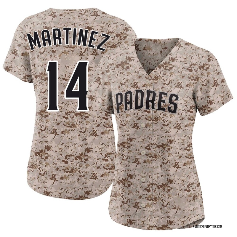 Carmelo Martinez Women's San Diego Padres 2nd Alternate Jersey - Camo Limited