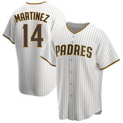 Carmelo Martinez Youth San Diego Padres Home Jersey - White/Brown Replica