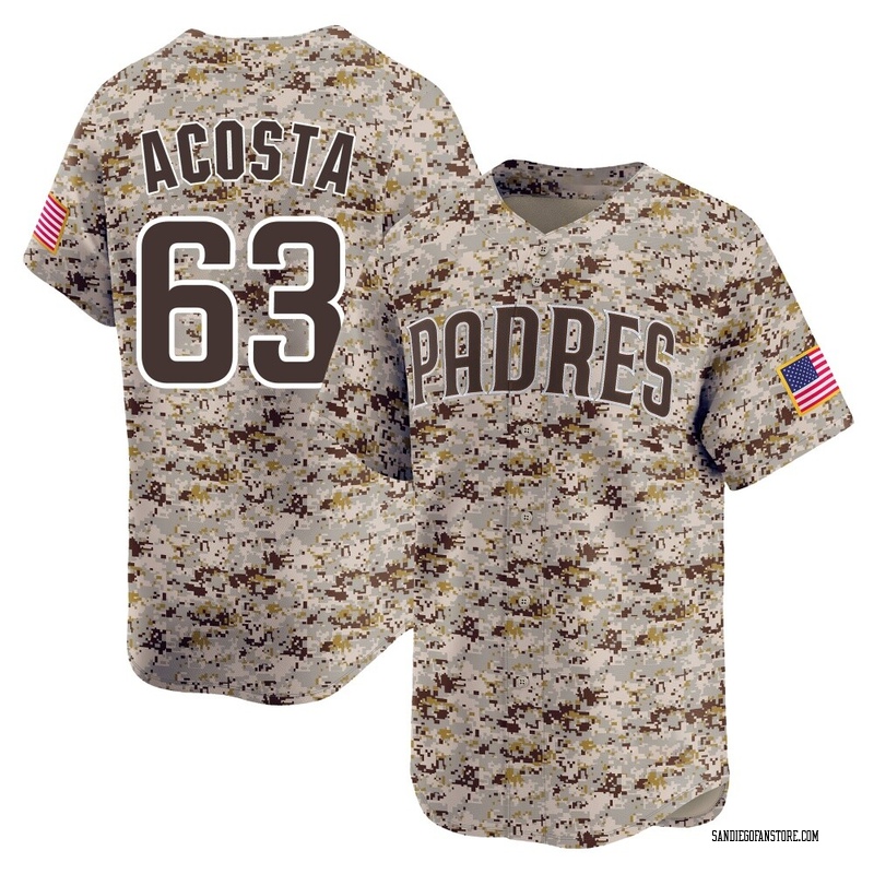 Daison Acosta Men's San Diego Padres 2nd Alternate Jersey - Camo Limited