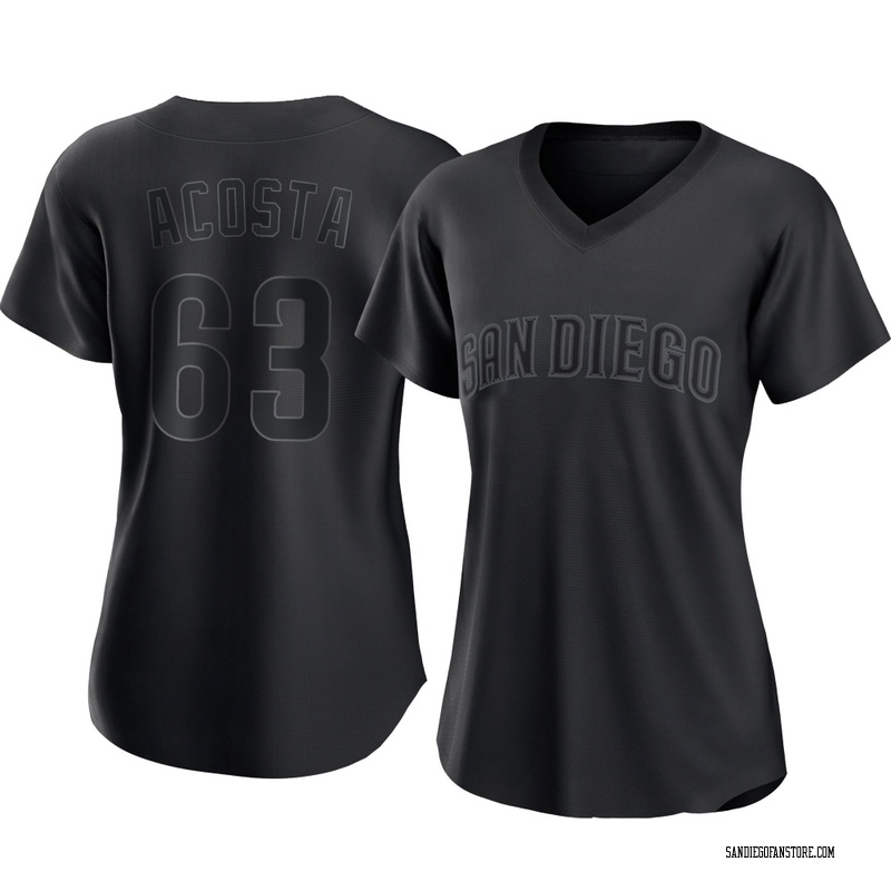 Daison Acosta Women's San Diego Padres Pitch Fashion Jersey - Black Authentic