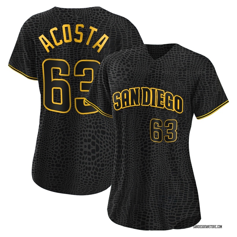 Daison Acosta Women's San Diego Padres Snake Skin City Jersey - Black Replica