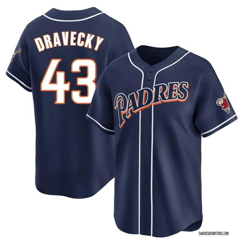 Dave Dravecky Men's San Diego Padres Cooperstown Collection Jersey - Navy Limited