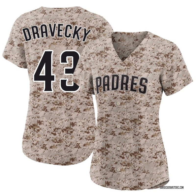 Dave Dravecky Women's San Diego Padres 2nd Alternate Jersey - Camo Limited