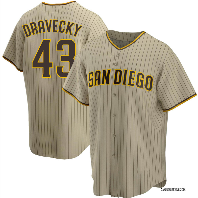 Dave Dravecky Youth San Diego Padres Alternate Jersey - Sand/Brown Replica