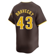 Dave Dravecky Youth San Diego Padres Away Jersey - Brown Limited