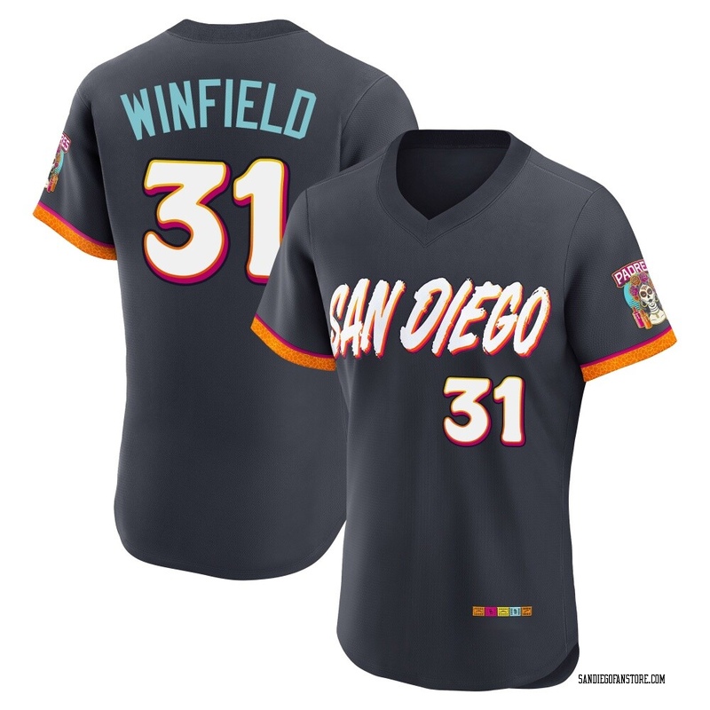 Dave Winfield Men's San Diego Padres Obsidian 2026 City Connect Stadium Jersey - Authentic