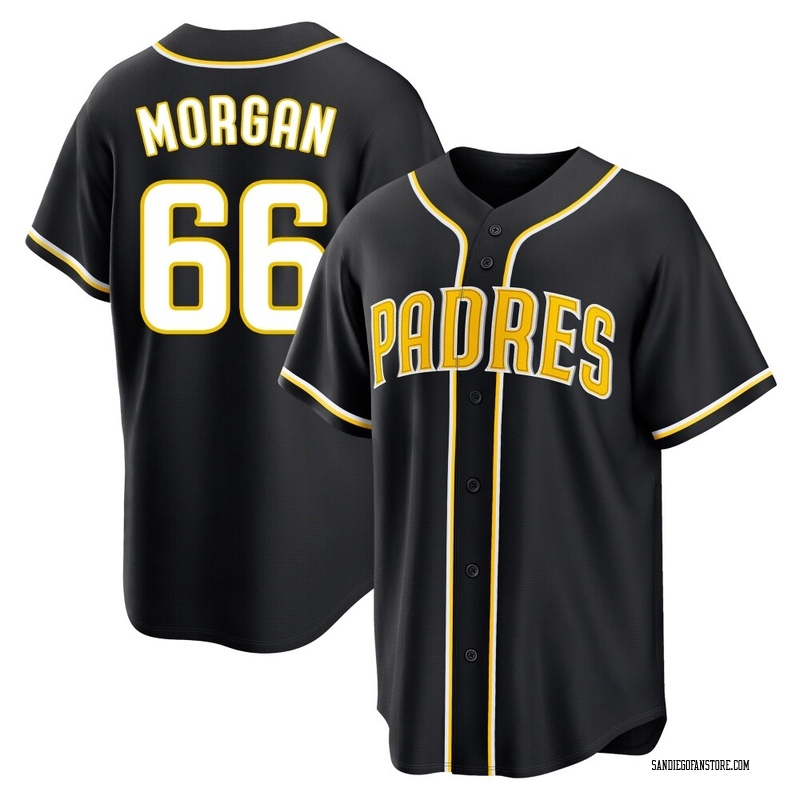 David Morgan Men's San Diego Padres Fashion Out Jersey - Black Replica