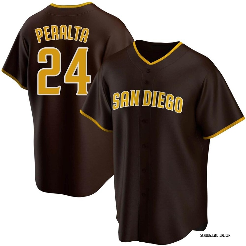 David Peralta Youth San Diego Padres Road Jersey - Brown Replica