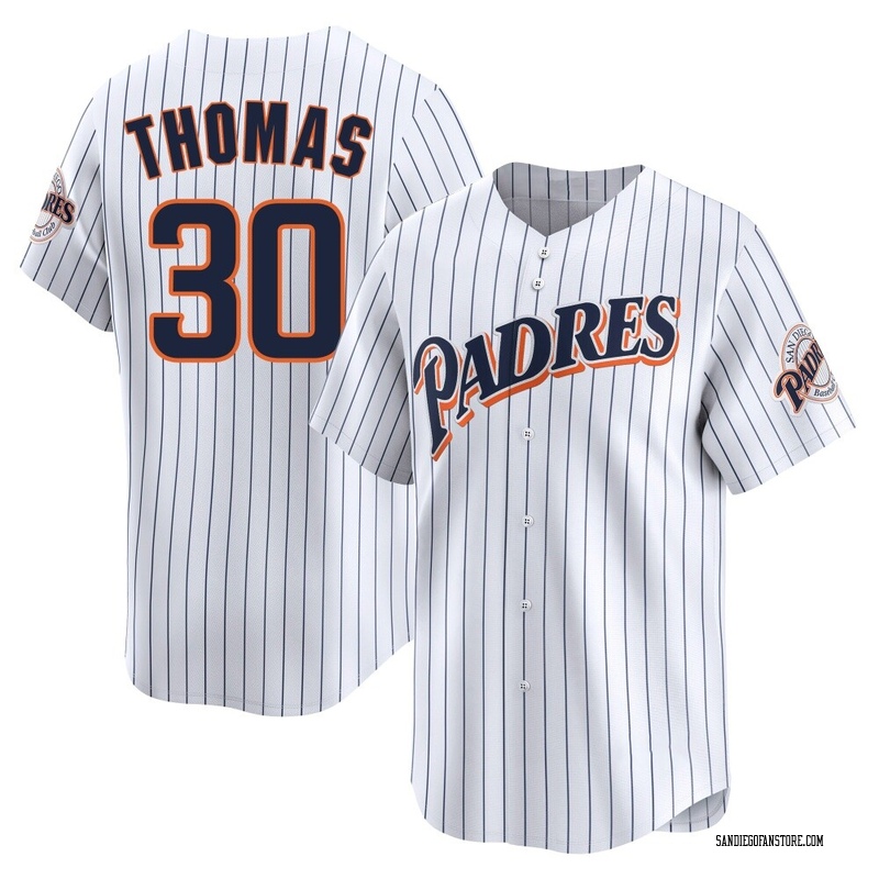 Derrel Thomas Youth San Diego Padres Cooperstown Collection Jersey - White Limited