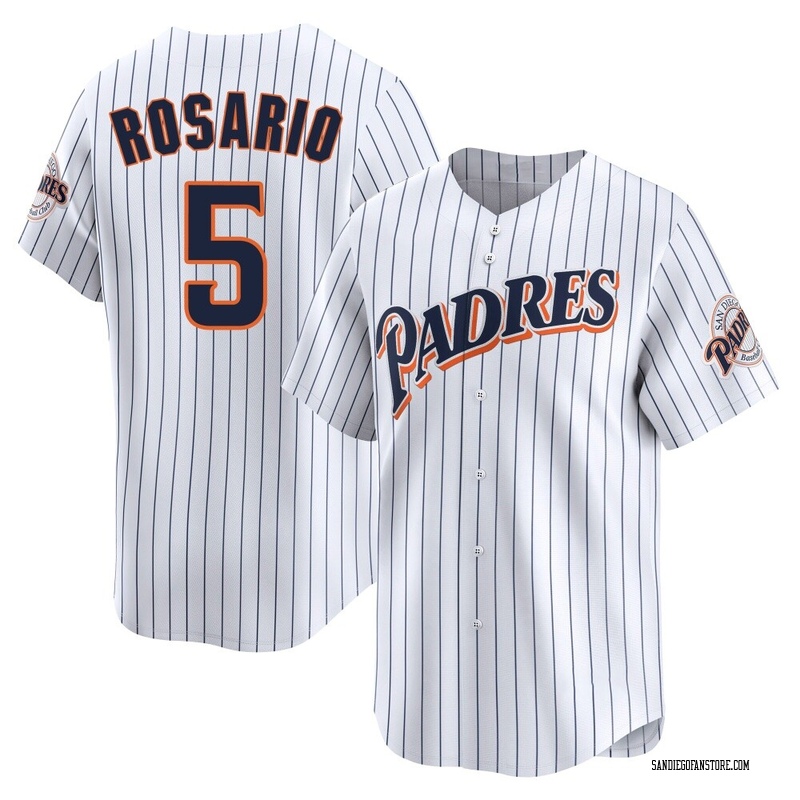 Eguy Rosario Men's San Diego Padres Cooperstown Collection Jersey - White Limited