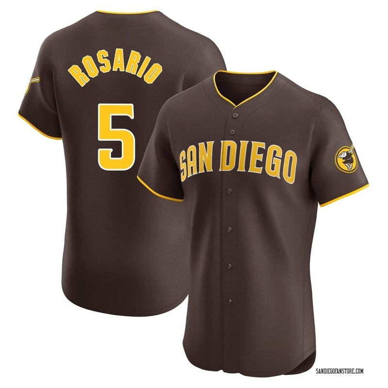 Eguy Rosario Men's San Diego Padres Road Vapor Premier Jersey - Brown Elite