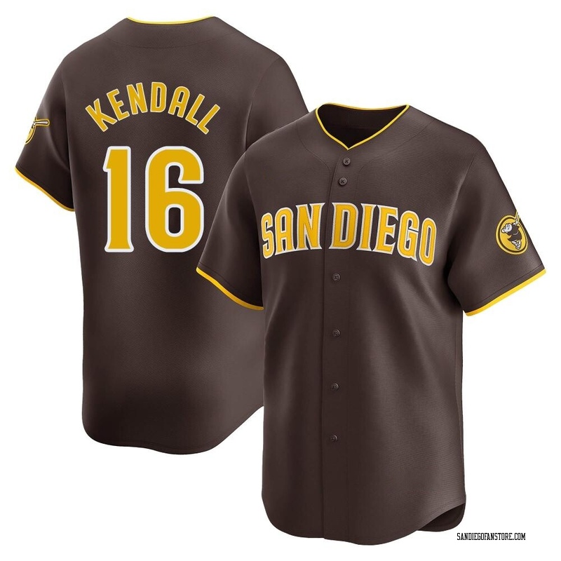 Fred Kendall Men's San Diego Padres Away Jersey - Brown Limited