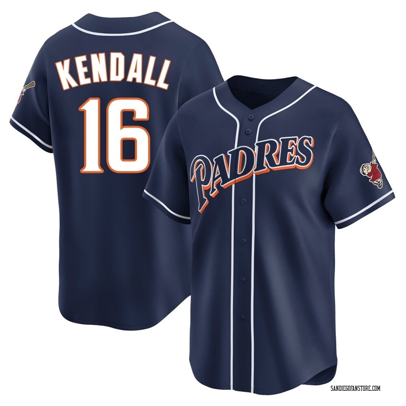 Fred Kendall Men's San Diego Padres Cooperstown Collection Jersey - Navy Limited
