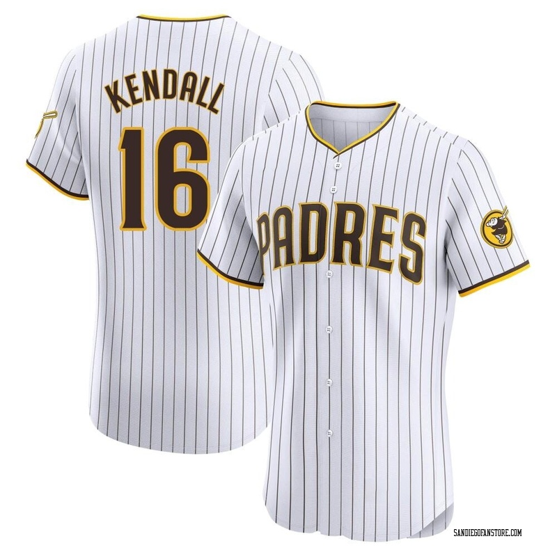 Fred Kendall Men's San Diego Padres Home Jersey - White Elite