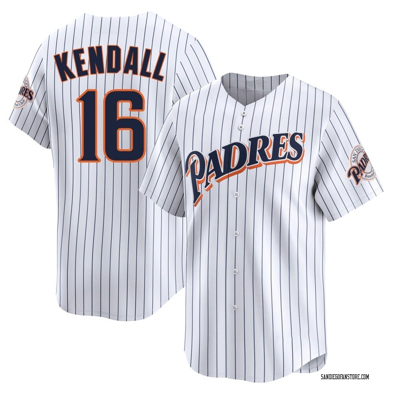 Fred Kendall Youth San Diego Padres Cooperstown Collection Jersey - White Limited