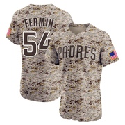 Freddy Fermin Men's San Diego Padres Alternate Vapor Premier Jersey - Camo Elite