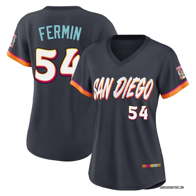 Freddy Fermin Women's San Diego Padres Obsidian 2026 City Connect Stadium Jersey - Limited