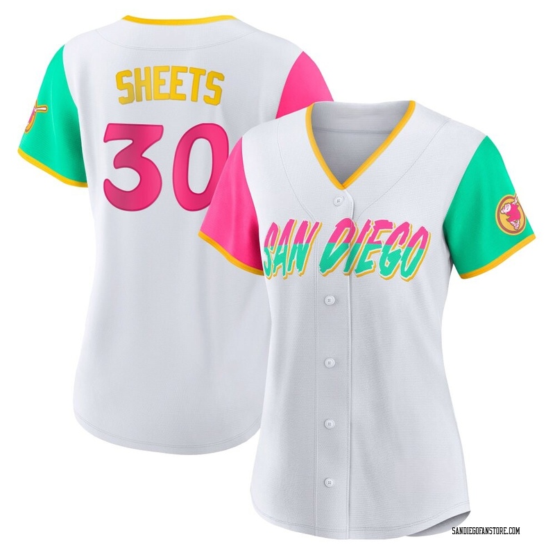 Gavin Sheets Women's San Diego Padres 2022 City Connect Jersey - White Authentic