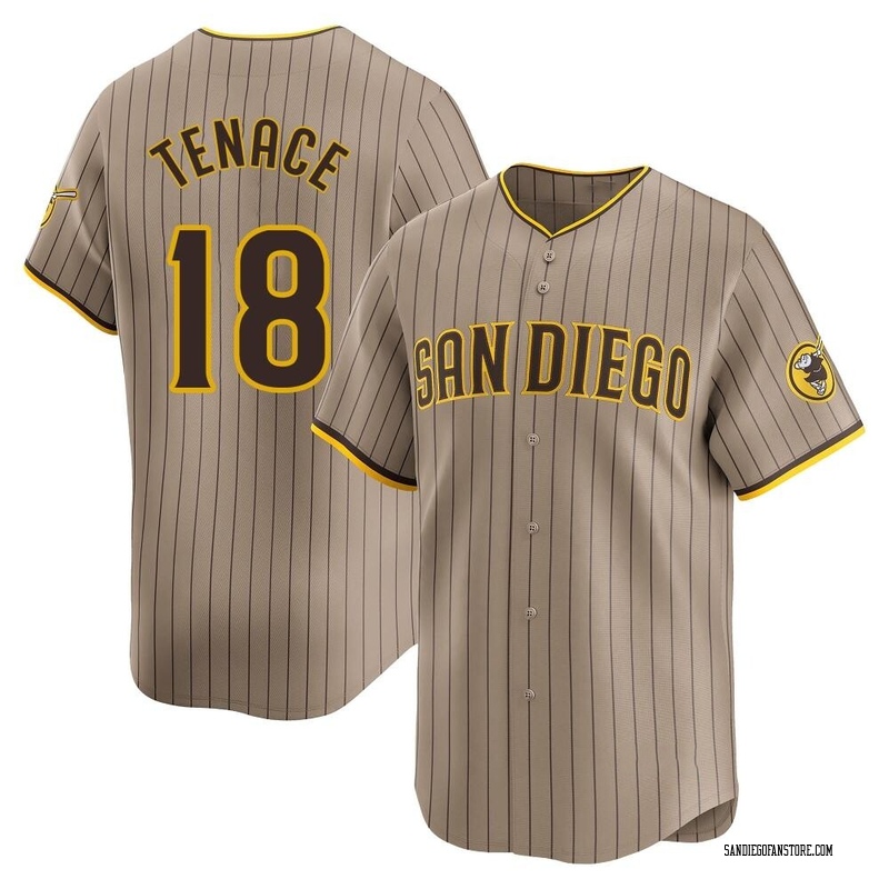 Gene Tenace Men's San Diego Padres Tan Alternate Jersey - Limited