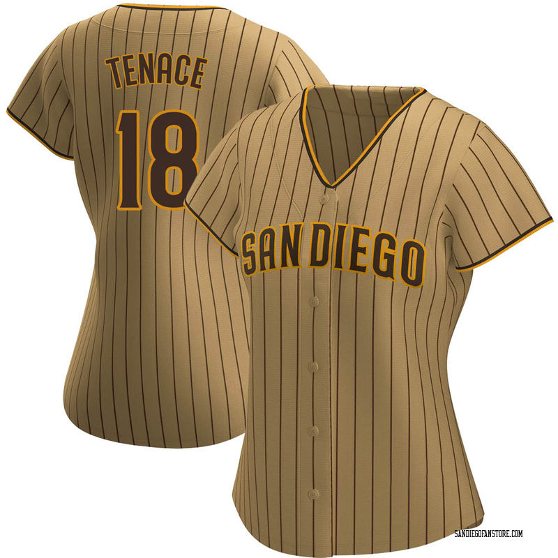 Gene Tenace Women's San Diego Padres Alternate Jersey - Tan/Brown Authentic