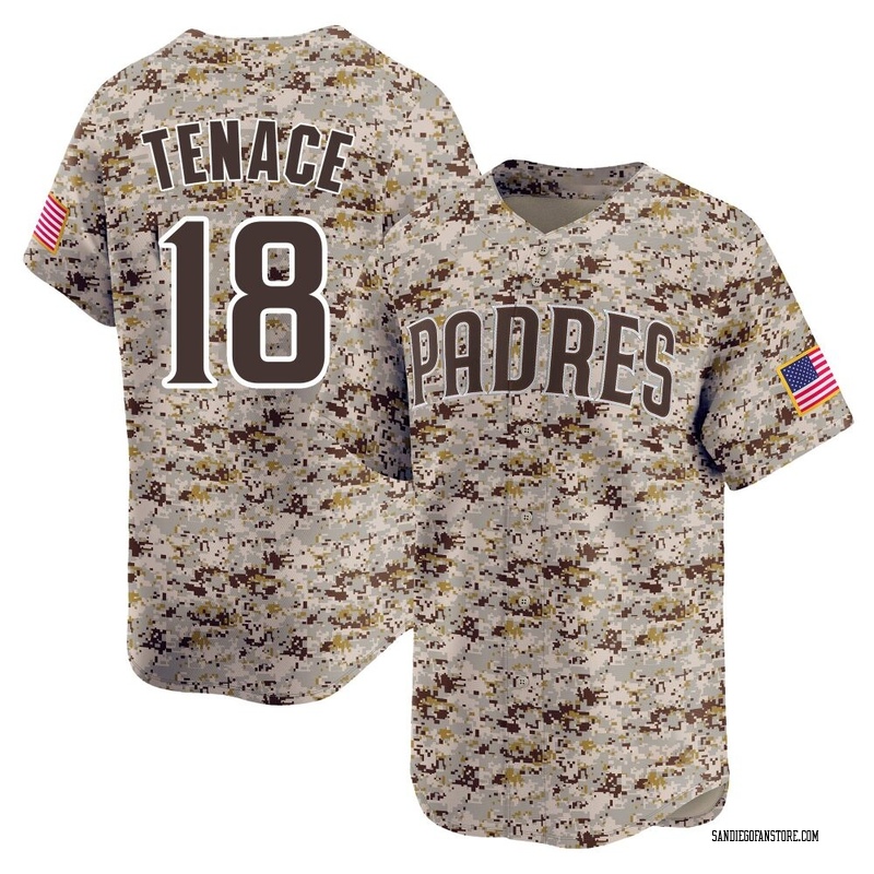 Gene Tenace Youth San Diego Padres 2nd Alternate Jersey - Camo Limited