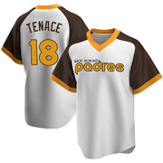Gene Tenace Youth San Diego Padres Home Cooperstown Collection Jersey - White Replica