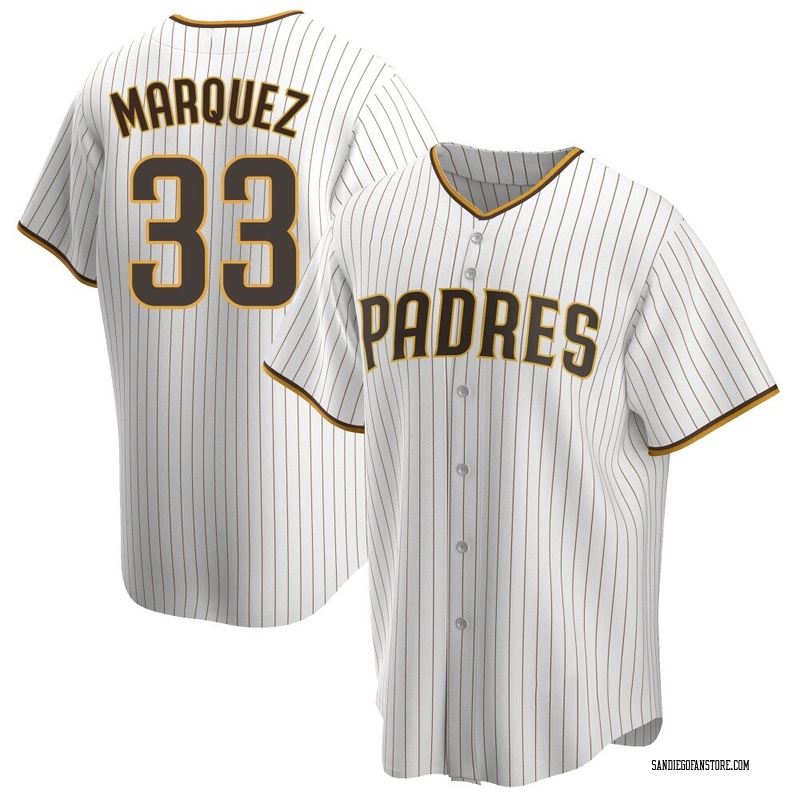 German Marquez Men's San Diego Padres Home Jersey - White/Brown Replica