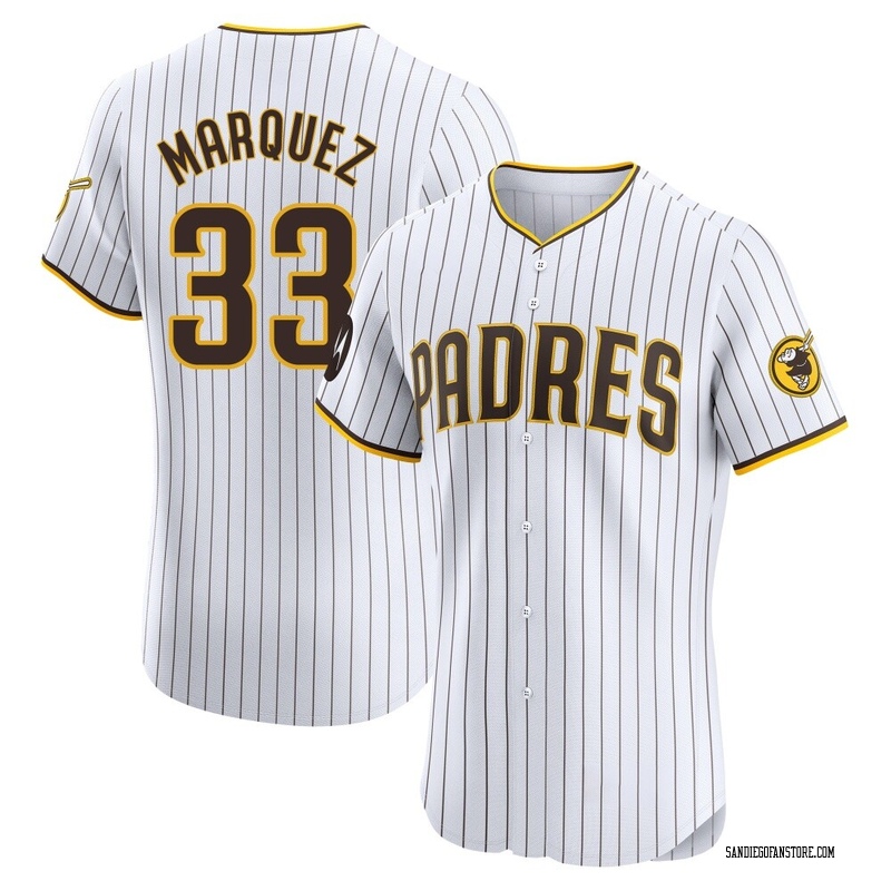 German Marquez Men's San Diego Padres Home Patch Jersey - White Elite