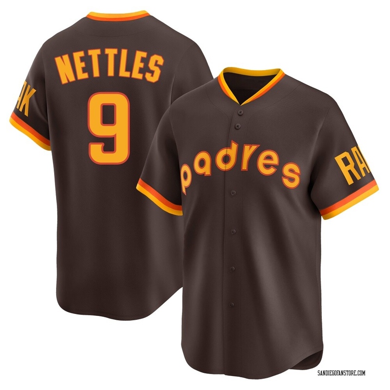 Graig Nettles Men's San Diego Padres Cooperstown Collection Jersey - Brown Limited