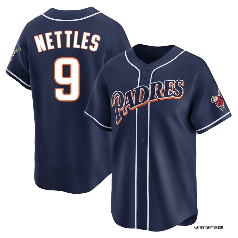 Graig Nettles Men's San Diego Padres Cooperstown Collection Jersey - Navy Limited